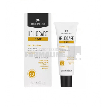 Heliocare 360 Gel cu textura uscata pentru protectie solara SPF50 50ml