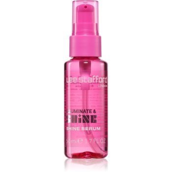 Lee Stafford Illuminate & Shine Serum ser pentru un par stralucitor si catifelat