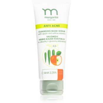 Margarita Anti Acne masca e curatare si peeling Cu AHA Acizi