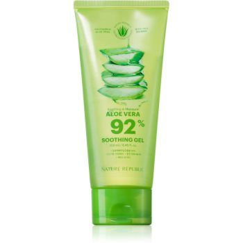 NATURE REPUBLIC Soothing & Moisture Aloe Vera 92% Soothing Gel gel calmant si hidratant pentru piele sensibila