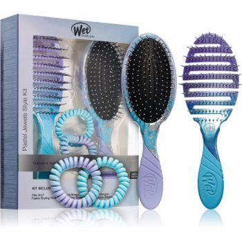 Wet Brush Pastel jewels Style kit set de accesorii pentru păr