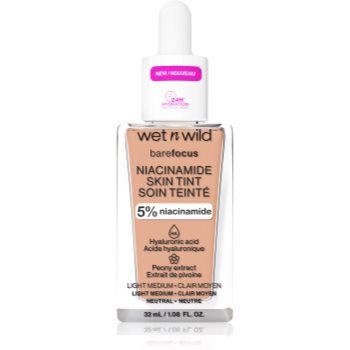 Wet n Wild Bare Focus Niacinamide Skin Tint machiaj ușor de hidratare