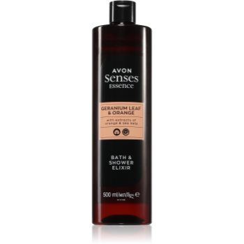 Avon Senses Essence Geranium Leaf & Orange ingredient pentru baie