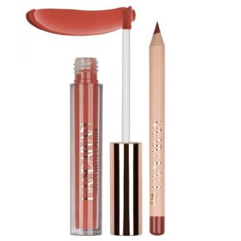 Set ruj si creion de buze, Handaiyan Lips Kit, Matte, 04