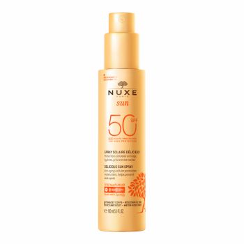 Spray cu protectie solara SPF50 pentru fata si corp Nuxe Sun, 150 ml (Concentratie: Lapte de corp, Gramaj: 150 ml)