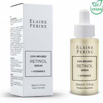 Elaine Perine Ser facial 2.0% Retinol + Vitamina E, 30 ml, Retinol + Vitamin E Serum