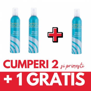 OFERTA 2+1 GRATIS - Spuma fixativa FORTE - Centro Azzurro - 400 ml