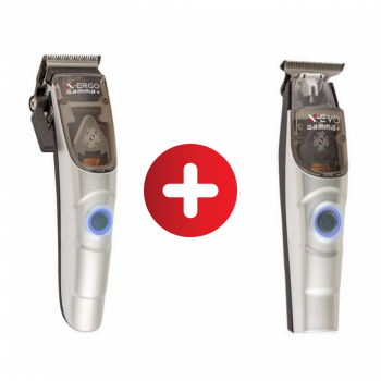 Pachet CLIPPER X-Ergo + TRIMMER X-Evo - Gamma Piu