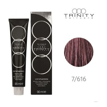 Vopsea crema COT Metallics Trinity Haircare 7/616 Mangan, 90 ml