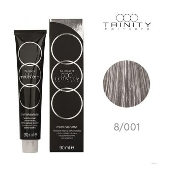 Vopsea crema COT Metallics Trinity Haircare 8/001 Argint, 90 ml