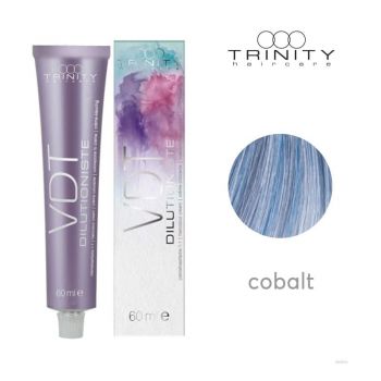 Vopsea crema demiperamenta nuanta pastelata VDT Dilutioniste Trinity Haircare, Cobalt, 60 ml