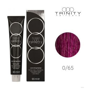 Vopsea crema pentru par COT Trinity Haircare 0/65 Roz, 90 ml