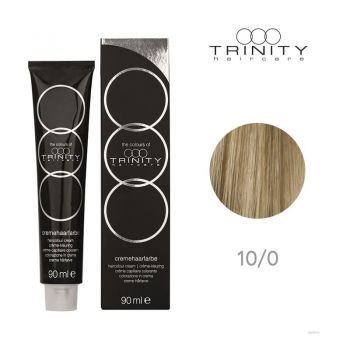 Vopsea crema pentru par COT Trinity Haircare 10/0 Blond perlat, 90 ml