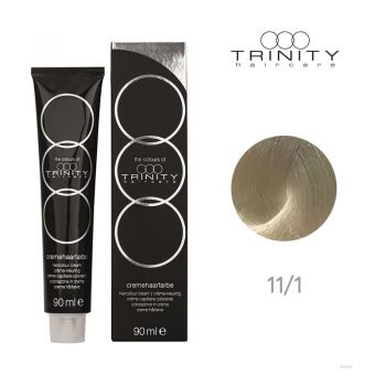 Vopsea crema pentru par COT Trinity Haircare 11/1 Blond special cenusiu, 90 ml