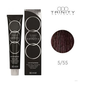 Vopsea crema pentru par COT Trinity Haircare 5/55 Maro deschis mahon intense, 90 ml