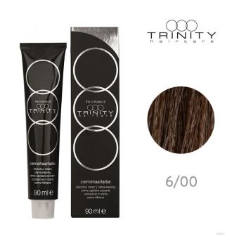 Vopsea crema pentru par COT Trinity Haircare 6/00 Blond inchis cald, 90 ml