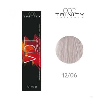 Vopsea crema pentru par VDT Trinity Haircare 12/06 Ultra blond natural mov, 60 ml