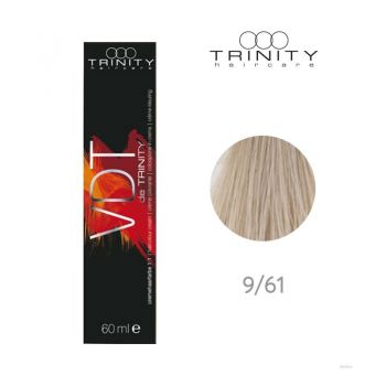 Vopsea crema pentru par VDT Trinity Haircare 9/61 Blond luminos mov cenusiu, 60 ml