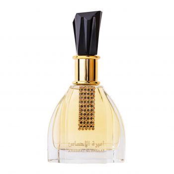 Apa de Parfum Ameerat Al Ehsaas, Ard Al Zaafaran, Femei - 100ml - inspirat din Crystal Noir by Versace la reducere