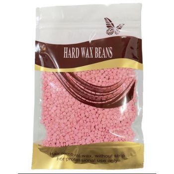 Ceara traditionala elastica roz Titan Rosa, tip granule, punga, Hard Wax Beans, 1000 g