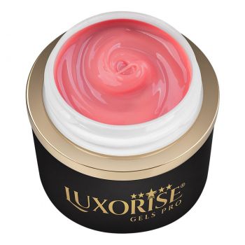 Gel UV Constructie Unghii JellyFlex LUXORISE, Coral Blush 15ml la reducere