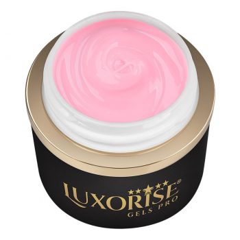 Gel UV Constructie Unghii JellyFlex LUXORISE, Milky Rose 15ml la reducere