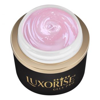 Gel UV Constructie Unghii JellyFlex LUXORISE, Satin Rose 15ml la reducere