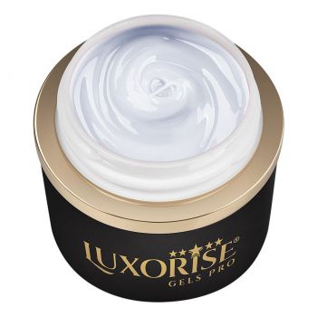 Gel UV Constructie Unghii JellyFlex LUXORISE, White 15ml la reducere