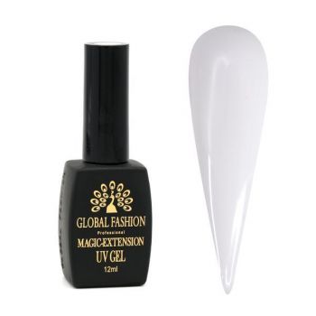 Gel UV pentru constructie, Magic Extension 12 ml, alb 02 ieftin