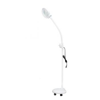 Lampa cosmetica Led cu brat, A04, cu lupa, marire 5X, 24W, pentru machiaj, manichiura, tatuaje