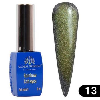 Oja semipermanenta - Rainbow Laser cat eyes gel polish, 8 ml 13