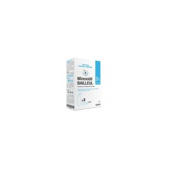 Solutie Cresterea Parului, BAILLEUL, Minoxidil 2%, Pulverizator Inclus, 3x 60ml