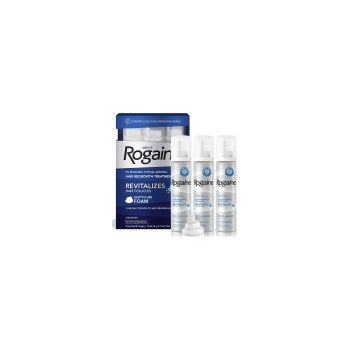 Spuma 3 Luni, Rogaine, Minoxidil, 5%, Tratament Impotriva Caderii Parului, 3x 60ml