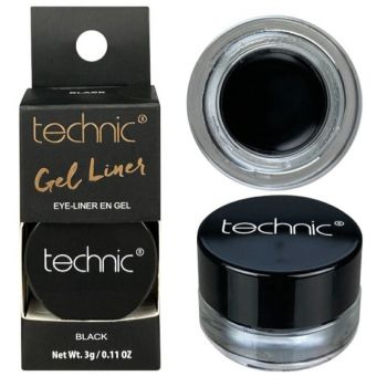 Tus de Ochi Gel, Technic, Gel Pot Liner Eyeliner, Negru, 3 g