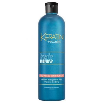 Balsam pentru Par Uscat si Deteriorat - Keratin Recode Hair Renew Repairing Conditioner, 400 ml