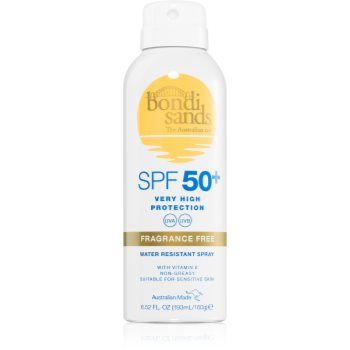 Bondi Sands SPF 50+ Fragrance Free spray protector pentru plajă SPF 50+