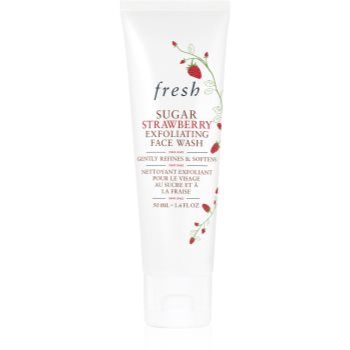 fresh Sugar Strawberry Face Wash gel exfoliant de curatare