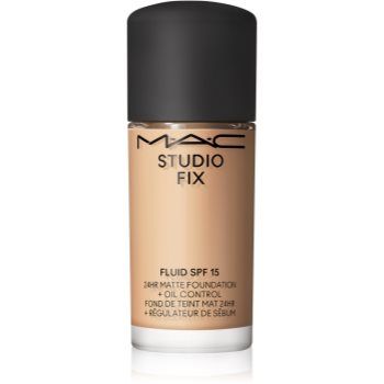 MAC Cosmetics Mini Studio Fix Fluid SPF 15 24HR Matte Foundation + Oil Control machiaj cu efect matifiant SPF 15 ieftin