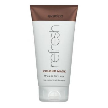 Masca Nuantatoare pentru Reimprospatarea Culorii - Subrina Professional Refresh Colour Mask, nuanta Warm Brown, 150 ml