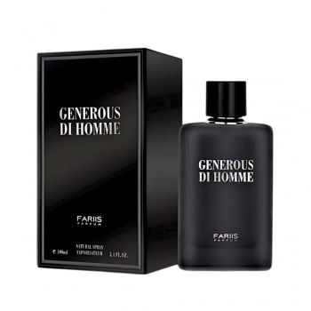 Parfum Generous Di Homme, Fariis, apa de parfum 100 ml, barbati