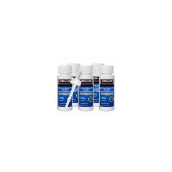 Set Solutie, Kirkland, pentru Stimularea Cresterii Parului si a Barbii, Pipeta Inclusa, 5x 60ml