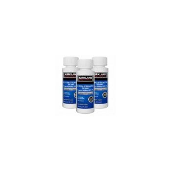 Set Tratament, Perrigo, Kirkland Signature, 5%, pentru Stimularea Cresterii Parului si a Barbii, Pipeta Inclusa, 3 x 60ml