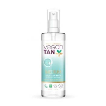 Spray Facial Autobronzant Vegan - Vegan Tan Self-Tan Mist Medium, 150 ml