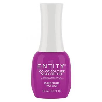 Gel Pigmentat pentru Unghii - Entity Color Couture Soak Off Gel, nuanta "Make Color Not War", 15 ml