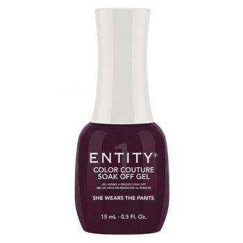 Gel Pigmentat pentru Unghii - Entity Color Couture Soak Off Gel, nuanta "She Wears The Pants", 15 ml