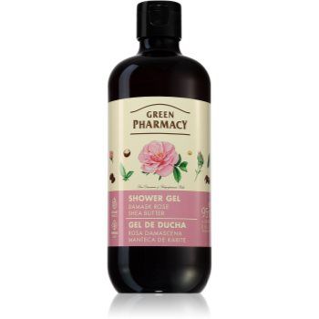 Green Pharmacy Body Care Damask Rose & Shea Butter gel de duș mătăsos