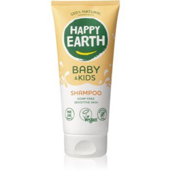 Happy Earth 100% Natural Natural Shampoo for Baby & Kids sampon extra delicat