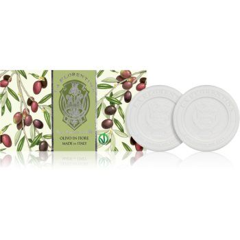 La Florentina Olive Flowers Sculpted Soap Sapun natural