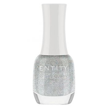 Lac de Unghii cu Efect de Gel - Entity Color Couture Gel - Lacquer, nuanta "Dazzle Me With Diamonds", 15 ml