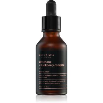 MARY & MAY Idebenone + Blackberry Complex Serum ser antioxidant pentru strălucirea și netezirea pielii